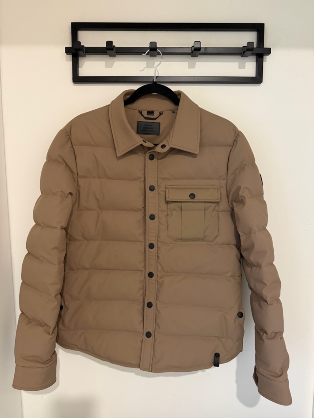 RUDSAK Men's Tan Puffer Jacket